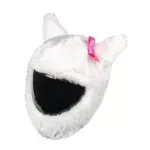 Auto si Moto - Moto - Echipamente protectie moto - Casti moto - Husa amuzanta casca moto Funny Rider, marime universala, Gonga® Alb - Infinity.ro