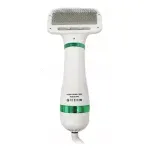 Petshop - Ingrijire si Igiena - Aparate de ingrijire - Perie electrica cu uscator pentru animale de companie, Gonga® Alb - Infinity.ro