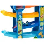 Jucarii, Copii si Bebe - Jucarii si jocuri - Vehicule si jucarii cu telecomanda - Masinute - Pista pentru masinute pe 7 nivele, multicolor,Gonga® Multicolor - Infinity.ro