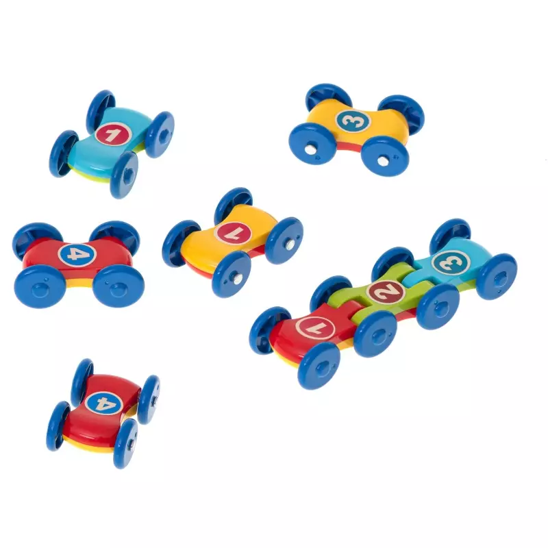 Jucarii, Copii si Bebe - Jucarii si jocuri - Vehicule si jucarii cu telecomanda - Masinute - Pista pentru masinute pe 7 nivele, multicolor,Gonga® Multicolor - Infinity.ro