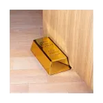 Casa si Gradina - Decoratiuni - Obiecte decorative - Accesorii decorative - Opritor de usa in forma de lingou de aur, 1000 g, Gonga® Auriu - Infinity.ro