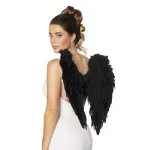 Casa si Gradina - Decoratiuni - Decoratiuni petrecere - Masti si costume carnaval - Aripi de inger, 60X40 cm, Gonga® Negru - Infinity.ro