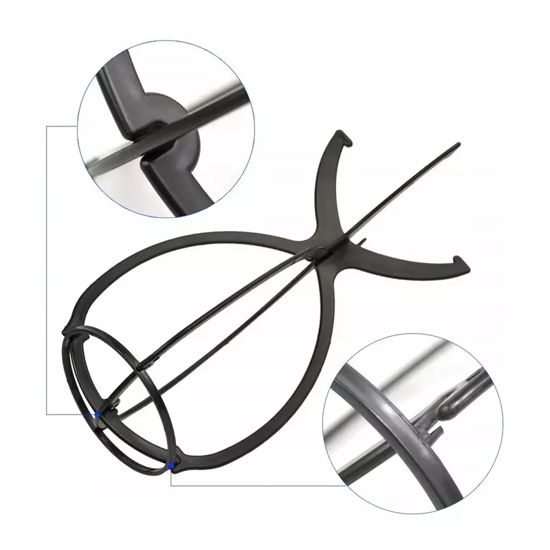 Casa si Gradina - Decoratiuni - Decoratiuni petrecere - Masti si costume carnaval - Suport peruca, negru, Gonga® Negru - Infinity.ro