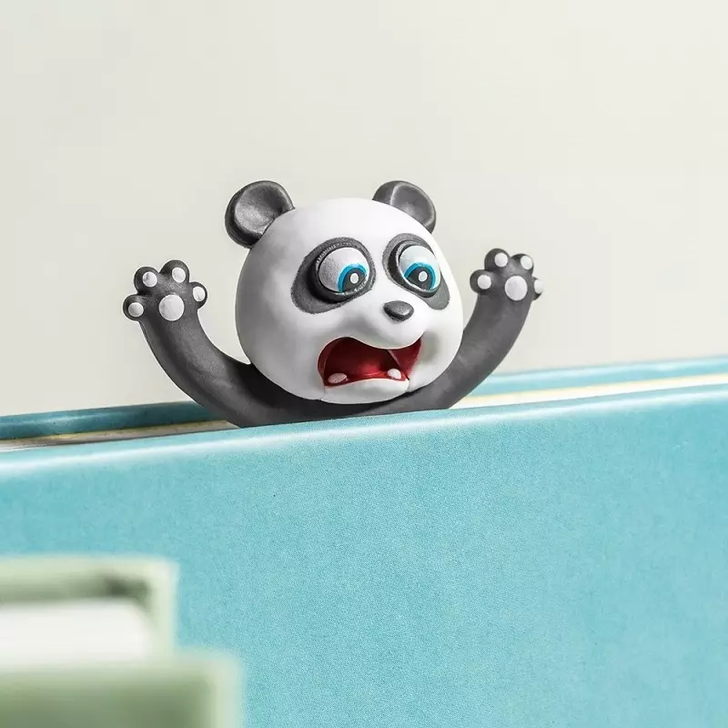 Carti si Birotica - Carti - Accesorii pentru cititori - Semn de carte, model 3D, Gonga® Alb/Negru - Infinity.ro