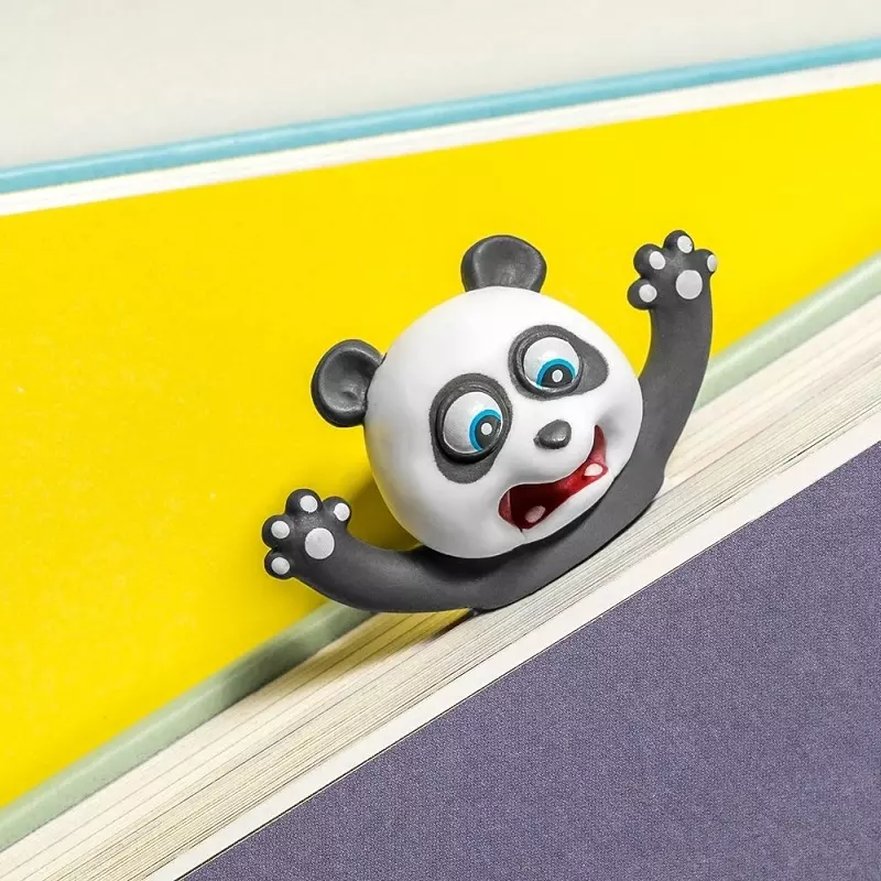 Carti si Birotica - Carti - Accesorii pentru cititori - Semn de carte, model 3D, Gonga® Alb/Negru - Infinity.ro