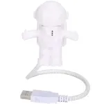 Casa si Gradina - Corpuri si surse de iluminat - Veioze si lampi - Lampi de veghe copii - Lampa LED, model astronaut, alimentare USB, Gonga® Alb - Infinity.ro