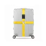 Sport si Outdoor - Articole de voiaj - Accesorii articole de voiaj - Centura de siguranta pentru bagaje, 190cm x 5cm, Gonga® Galben - Infinity.ro