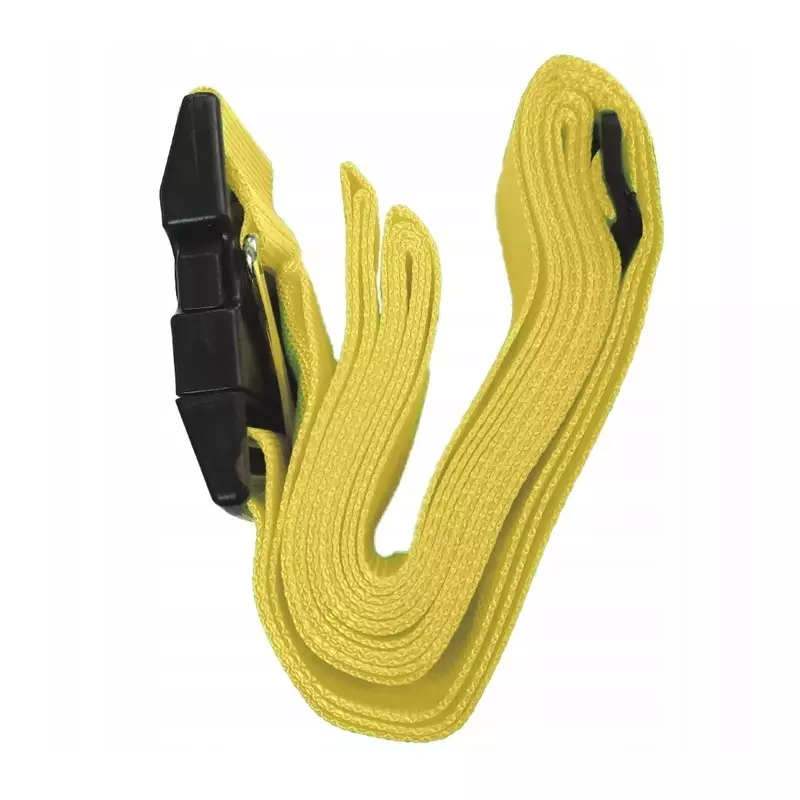 Sport si Outdoor - Articole de voiaj - Accesorii articole de voiaj - Centura de siguranta pentru bagaje, 190cm x 5cm, Gonga® Galben - Infinity.ro
