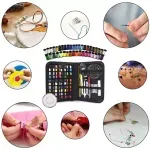 Casa si Gradina - Decoratiuni - DIY - Articole mercerie - Set 129 de accesorii pentru cusut, Gonga® Multicolor - Infinity.ro