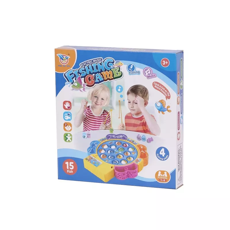 Jucarii, Copii si Bebe - Jucarii si jocuri - Jucarii & jocuri educative - Jocuri si jucarii educative - Joc interactiv Prinde Pestele, 15 pesti, multicolor Multicolor - Infinity.ro