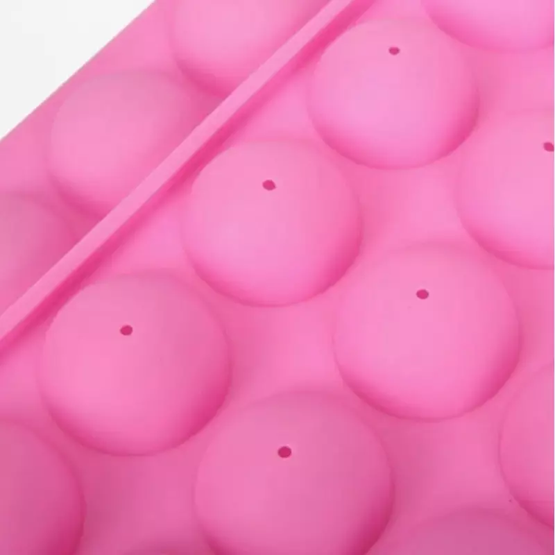 Casa si Gradina - Bucatarie si vesela - Ustensile bucatarie - Forme prajituri - Forma din silicon pentru coacerea prajiturilor de tip cake pops, Gonga® Roz - Infinity.ro