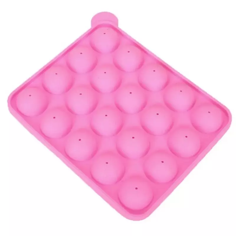 Casa si Gradina - Bucatarie si vesela - Ustensile bucatarie - Forme prajituri - Forma din silicon pentru coacerea prajiturilor de tip cake pops, Gonga® Roz - Infinity.ro