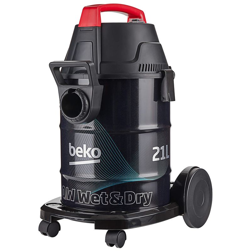 Electronice si Electrocasnice - Ingrijirea locuintei - Aspiratoare - Aspirator cu sac umed/uscat Beko VCW41314WI 1700 W, Capacitate 21 l, Filtru HEPA, Negru - Infinity.ro