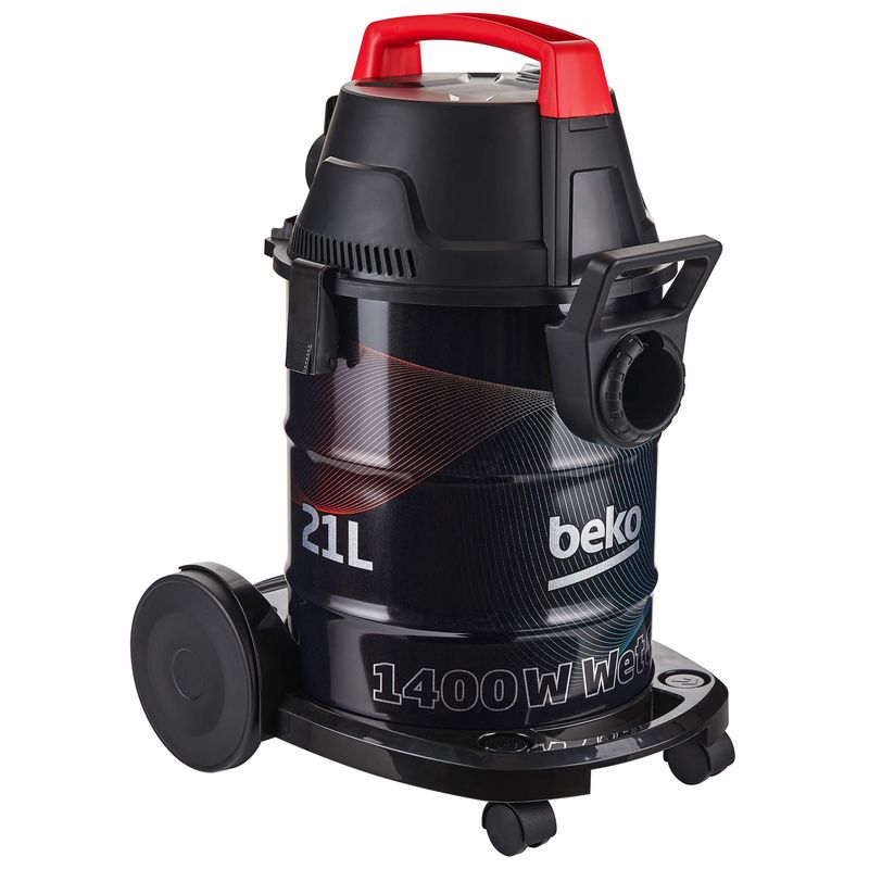 Electronice si Electrocasnice - Ingrijirea locuintei - Aspiratoare - Aspirator cu sac umed/uscat Beko VCW41314WI 1700 W, Capacitate 21 l, Filtru HEPA, Negru - Infinity.ro