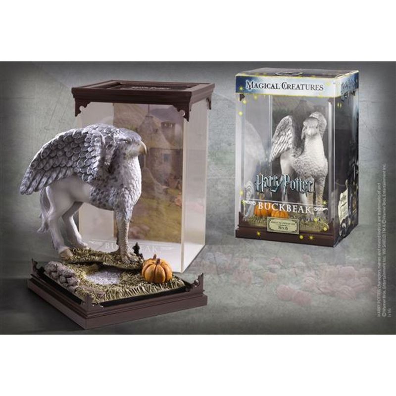 Jucarii, Copii si Bebe - Jucarii si jocuri - Figurine - Figurina de colectie IdeallStore®, Amazing Buckbeak, seria Harry Potter, 17 cm, suport sticla inclus - Infinity.ro