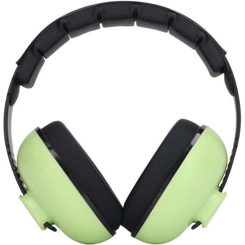 Jucarii, Copii si Bebe - Carucioare si articole de transport - Accesorii transport copii - Casti antifonice bebelusi, Copii 3-48 luni, Model ajustabil, Protectie auditiva, 25dB, Verzi, WePro Store - Infinity.ro