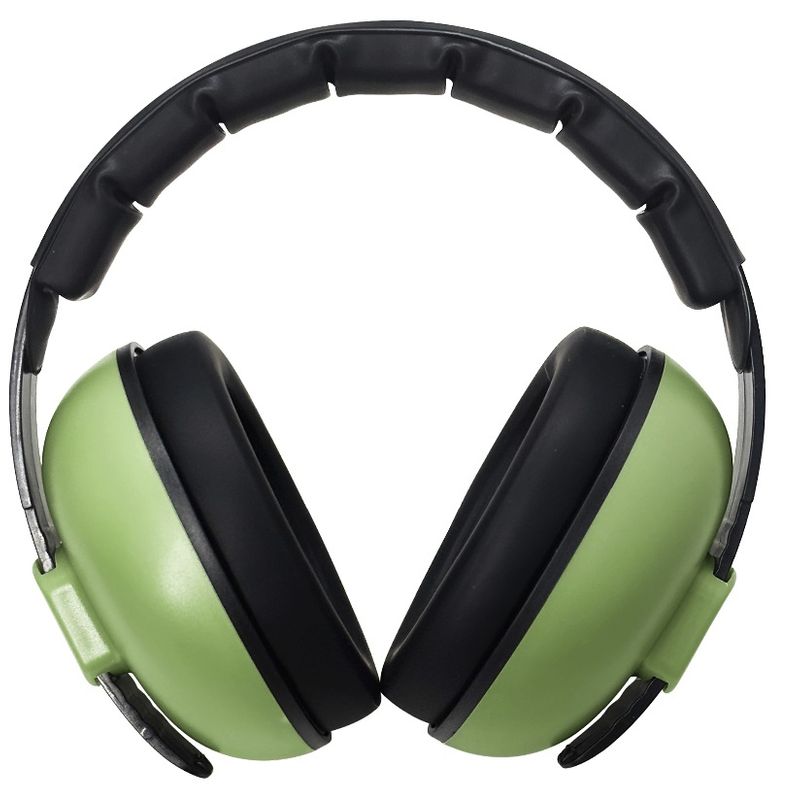Jucarii, Copii si Bebe - Carucioare si articole de transport - Accesorii transport copii - Casti antifonice bebelusi, Copii 3-48 luni, Model ajustabil, Protectie auditiva, 25dB, Verzi, WePro Store - Infinity.ro