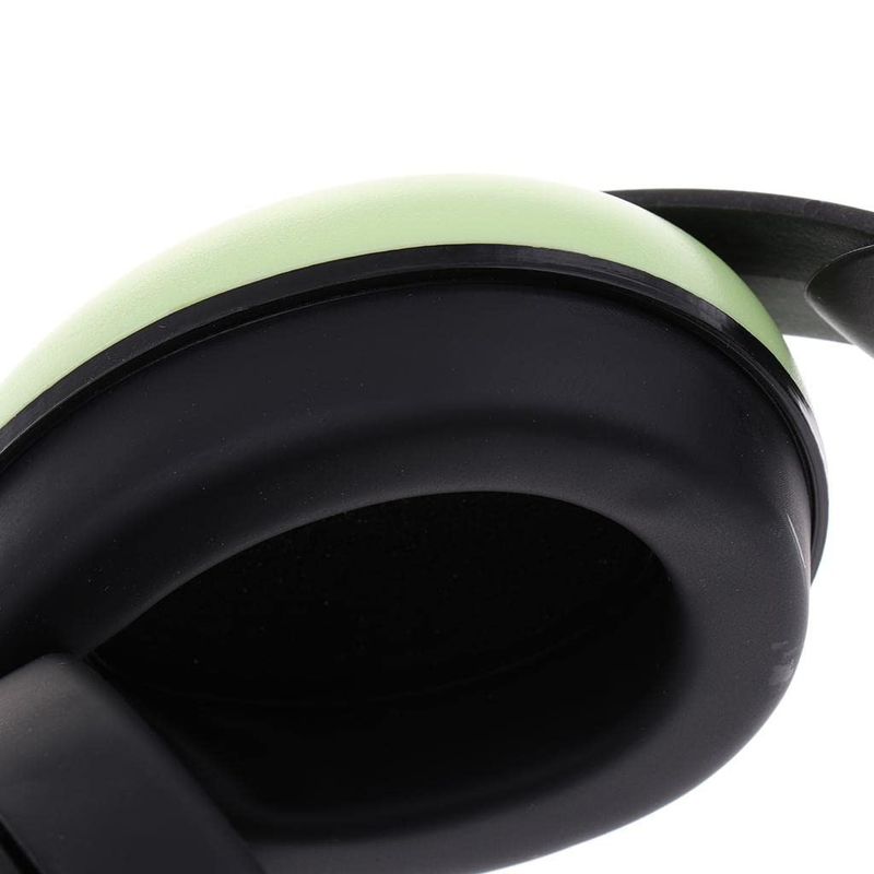 Jucarii, Copii si Bebe - Carucioare si articole de transport - Accesorii transport copii - Casti antifonice bebelusi, Copii 3-48 luni, Model ajustabil, Protectie auditiva, 25dB, Verzi, WePro Store - Infinity.ro