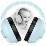 Jucarii, Copii si Bebe - Carucioare si articole de transport - Accesorii transport copii - Casti antifonice bebelusi, Copii 3-48 luni, Clasica superioara, Model ajustabil, 25dB, Albastre, WePro Store - Infinity.ro