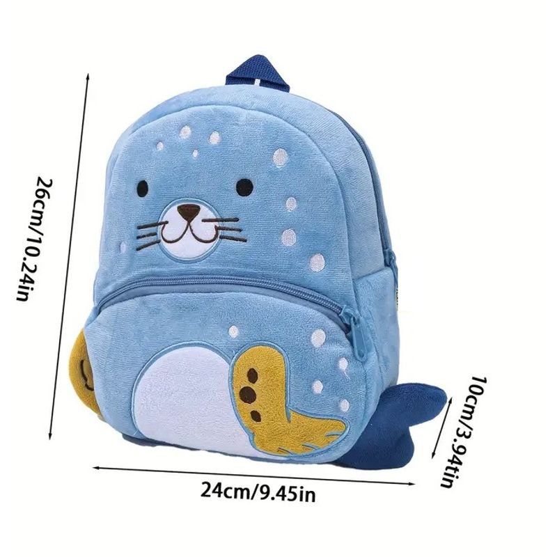 Fashion, accesorii si bijuterii - Copii - Accesorii copii - Genti si rucsacuri copii - Ghiozdan Gradinita pentru Copii prescolari WePro Store, Model Foca, plus, 26x24x10 - Infinity.ro