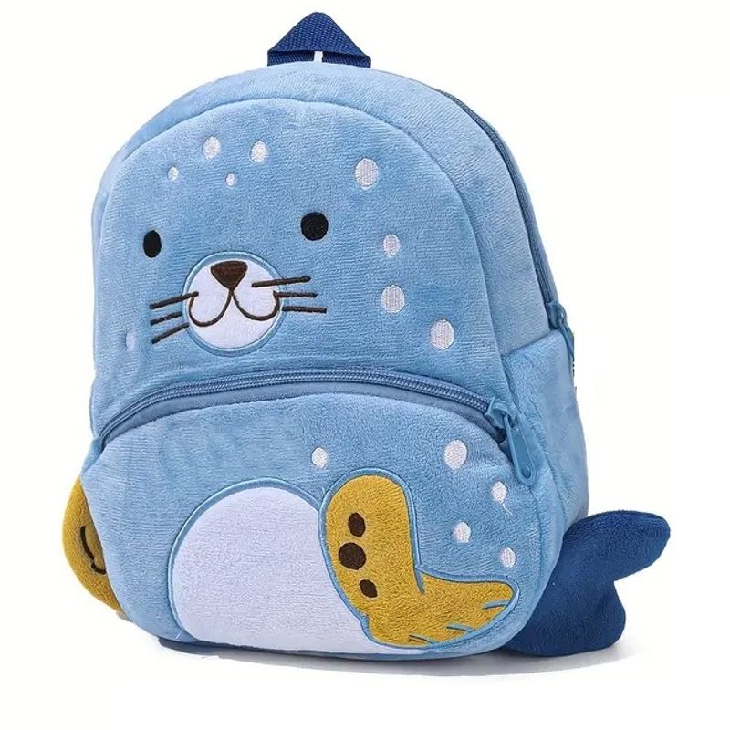 Fashion, accesorii si bijuterii - Copii - Accesorii copii - Genti si rucsacuri copii - Ghiozdan Gradinita pentru Copii prescolari WePro Store, Model Foca, plus, 26x24x10 - Infinity.ro