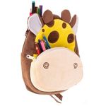 Fashion, accesorii si bijuterii - Copii - Accesorii copii - Genti si rucsacuri copii - Ghiozdan Gradinita pentru Copii prescolari WePro Store, model Girafa, plus, 26x24x10 - Infinity.ro