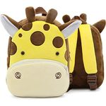 Fashion, accesorii si bijuterii - Copii - Accesorii copii - Genti si rucsacuri copii - Ghiozdan Gradinita pentru Copii prescolari WePro Store, model Girafa, plus, 26x24x10 - Infinity.ro