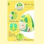 Fashion, accesorii si bijuterii - Copii - Accesorii copii - Genti si rucsacuri copii - Ghiozdan Gradinita pentru Copii prescolari WePro Store, Model Broasca Testoasa, plus, 26x24x10 - Infinity.ro