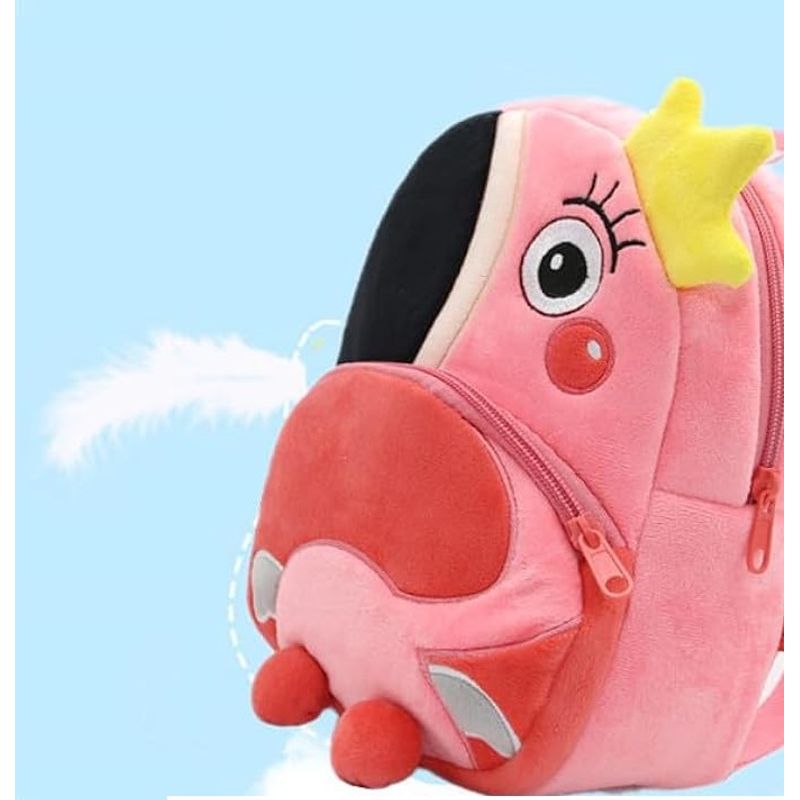 Fashion, accesorii si bijuterii - Copii - Accesorii copii - Genti si rucsacuri copii - Ghiozdan Gradinita pentru Copii prescolari WePro Store, Model Flamingo, plus, 26x24x10 - Infinity.ro