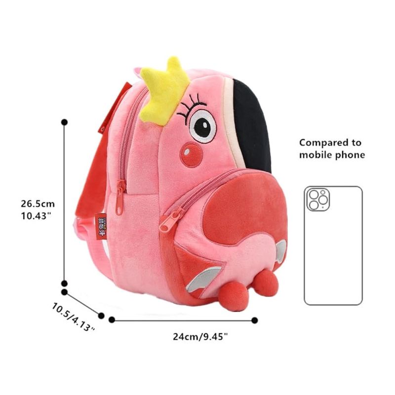 Fashion, accesorii si bijuterii - Copii - Accesorii copii - Genti si rucsacuri copii - Ghiozdan Gradinita pentru Copii prescolari WePro Store, Model Flamingo, plus, 26x24x10 - Infinity.ro