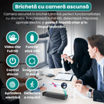 Laptop, Telefoane si Tablete - Wearables si gadgeturi - Gadgeturi - Dispozitive spionaj - Bricheta cu camera ascunsa, functie reala de aprindere electrica, inregistrare video Full HD 1080p, detectare miscare - Infinity.ro