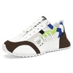 Fashion, accesorii si bijuterii - Barbati - Incaltaminte barbati - Sneakers si tenisi barbati - Pantofi sport, sneakers MBrands din piele sintetica, sireturi elastice 39 Alb - Infinity.ro