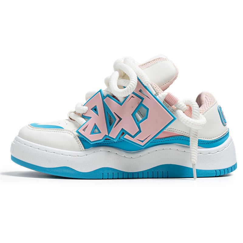 Pantofi sport, sneakers, BBoy MBrands din piele sintetica Roz
