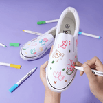 Carti si Birotica - Birotica - Instrumente de scris - Markere si carioci - Set 30 Markere cu vopsea Acrilica pe Baza de Apa, Varf de 3.8 mm, Sticla, Ceramica, Lemn, Plastic, Hartie, Uscare rapida - Infinity.ro