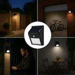 Casa si Gradina - Corpuri si surse de iluminat - Iluminat exterior - Lampi solare - Lampa Solara Exterior, 3 Moduri Iluminare, Senzor Miscare, IP65, Iluminare puternica, Montaj Usor - Infinity.ro