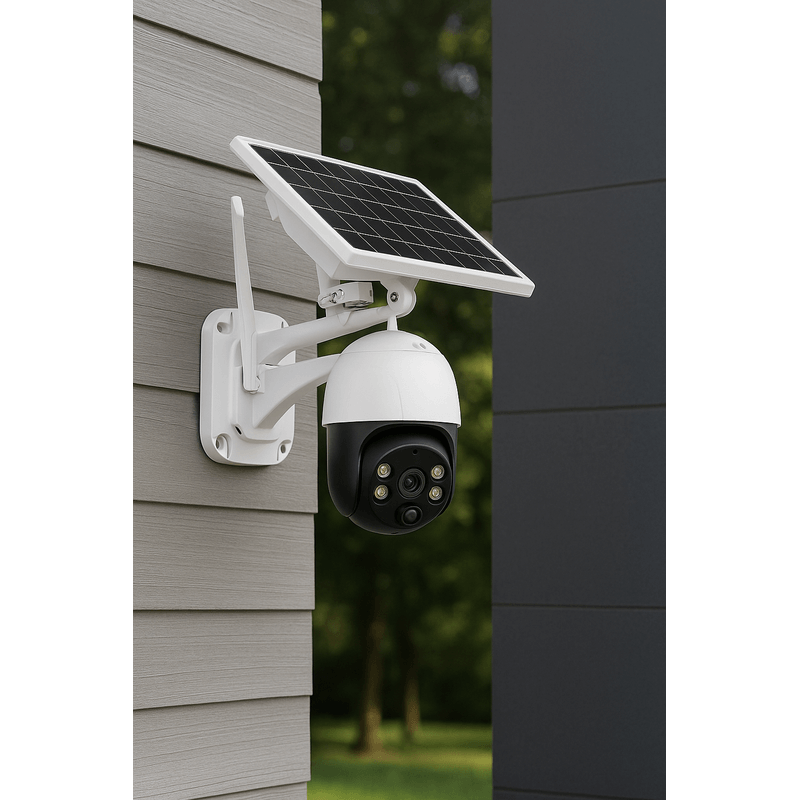 Casa si Gradina - Electrice - Smart Home - Camere de supraveghere - Camera de Securitate cu Panou Solar, 4G, Full HD, 5 MP, Rotire 360°, IP66, Viziune Nocturna si Detectare Miscare - Infinity.ro
