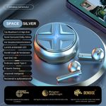 TV, Audio-Video si Foto - Portabile audio - Casti audio - Casti Wireless audio, Control prin atingere, Incarcare USB Type-C, Sunet Surround Dolby Atmos, IPX4, Argintiu - Infinity.ro