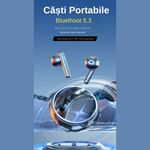 TV, Audio-Video si Foto - Portabile audio - Casti audio - Casti Wireless audio, Control prin atingere, Incarcare USB Type-C, Sunet Surround Dolby Atmos, IPX4, Argintiu - Infinity.ro