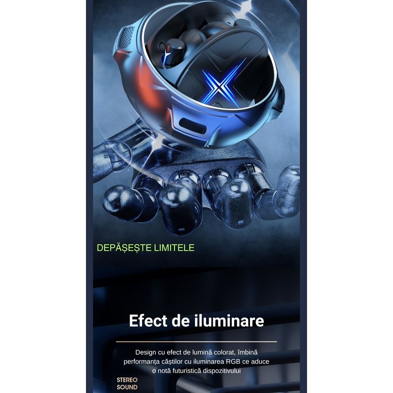 TV, Audio-Video si Foto - Portabile audio - Casti audio - Casti Wireless audio, Control prin atingere, Incarcare USB Type-C, Sunet Surround Dolby Atmos, IPX4, Argintiu - Infinity.ro