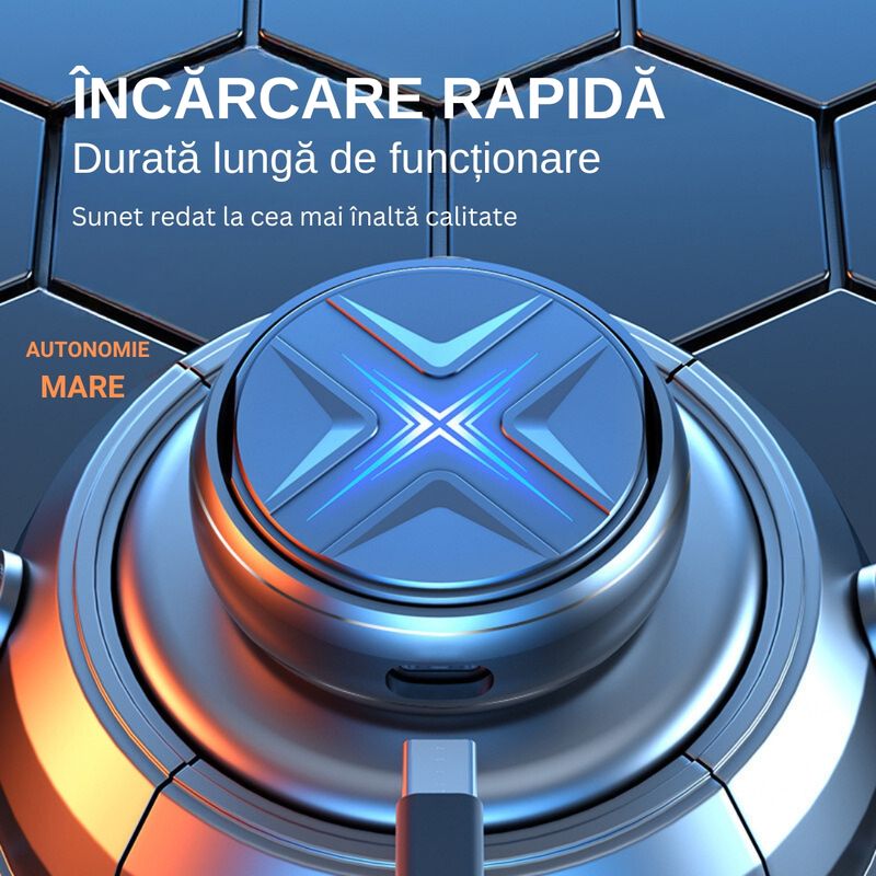 TV, Audio-Video si Foto - Portabile audio - Casti audio - Casti Wireless audio, Control prin atingere, Incarcare USB Type-C, Sunet Surround Dolby Atmos, IPX4, Argintiu - Infinity.ro