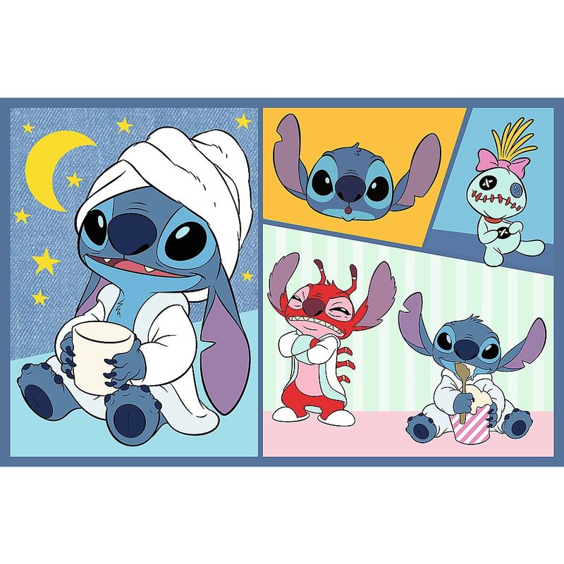 Jucarii, Copii si Bebe - Jucarii si jocuri - Jocuri si puzzle - Puzzle - Puzzle trefl 2x70 stitch nu exista plictiseala cu stitch - Infinity.ro