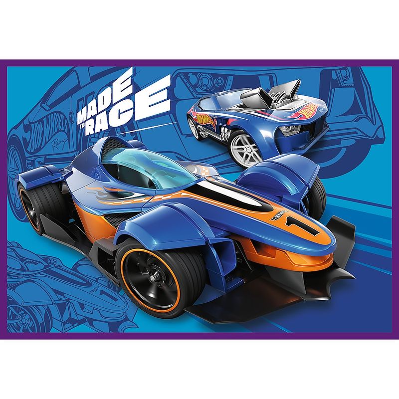 Jucarii, Copii si Bebe - Jucarii si jocuri - Jocuri si puzzle - Puzzle - Puzzle trefl 4x250 hot wheels masini de curse - Infinity.ro