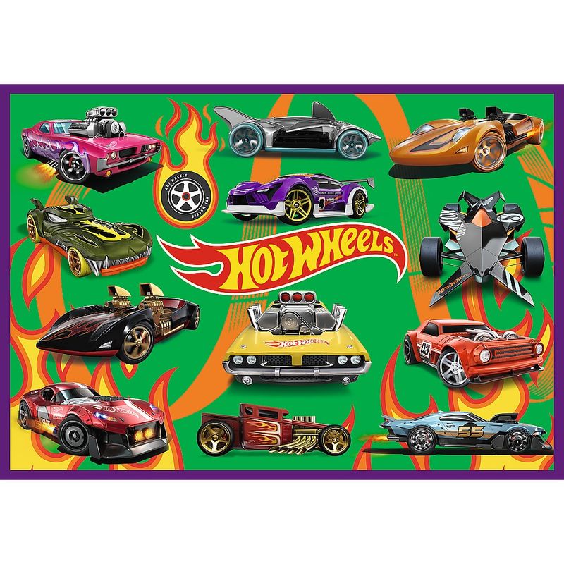 Jucarii, Copii si Bebe - Jucarii si jocuri - Jocuri si puzzle - Puzzle - Puzzle trefl 4x250 hot wheels masini de curse - Infinity.ro