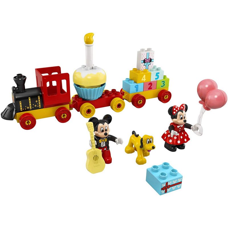 Jucarii, Copii si Bebe - Jucarii si jocuri - Seturi de constructie si cuburi - Seturi de constructie - Lego duplo  trenul zilei aniversare mickey si minnie 10941 - Infinity.ro
