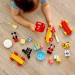 Jucarii, Copii si Bebe - Jucarii si jocuri - Seturi de constructie si cuburi - Seturi de constructie - Lego duplo  trenul zilei aniversare mickey si minnie 10941 - Infinity.ro