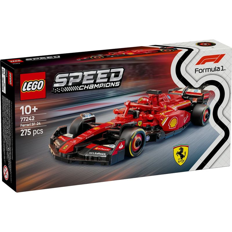 Jucarii, Copii si Bebe - Jucarii si jocuri - Seturi de constructie si cuburi - Seturi de constructie - Lego speed champions masina de curse f1 ferrari sf-24 77242 - Infinity.ro