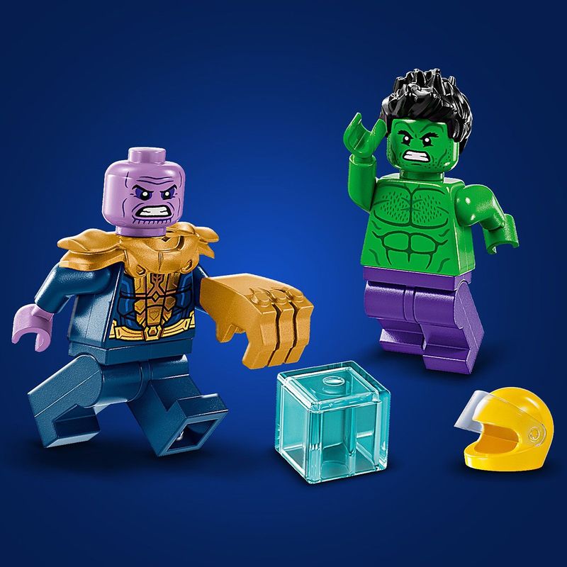 Jucarii, Copii si Bebe - Jucarii si jocuri - Seturi de constructie si cuburi - Seturi de constructie - Lego super heroes hulk in vehicul de teren contra lui thanos 76312 - Infinity.ro