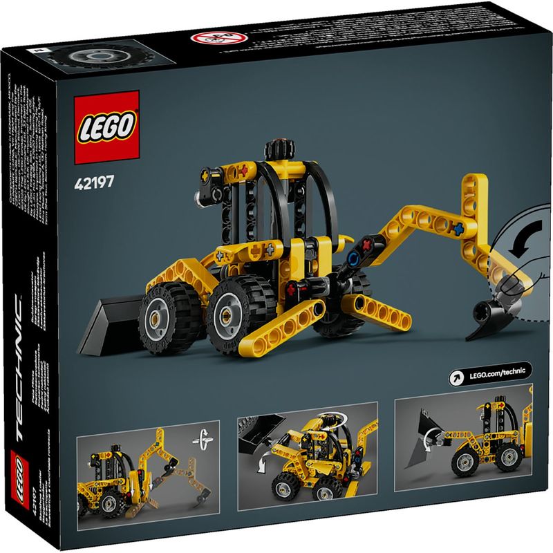 Jucarii, Copii si Bebe - Jucarii si jocuri - Seturi de constructie si cuburi - Seturi de constructie - Lego technic buldoexcavator 42197 - Infinity.ro