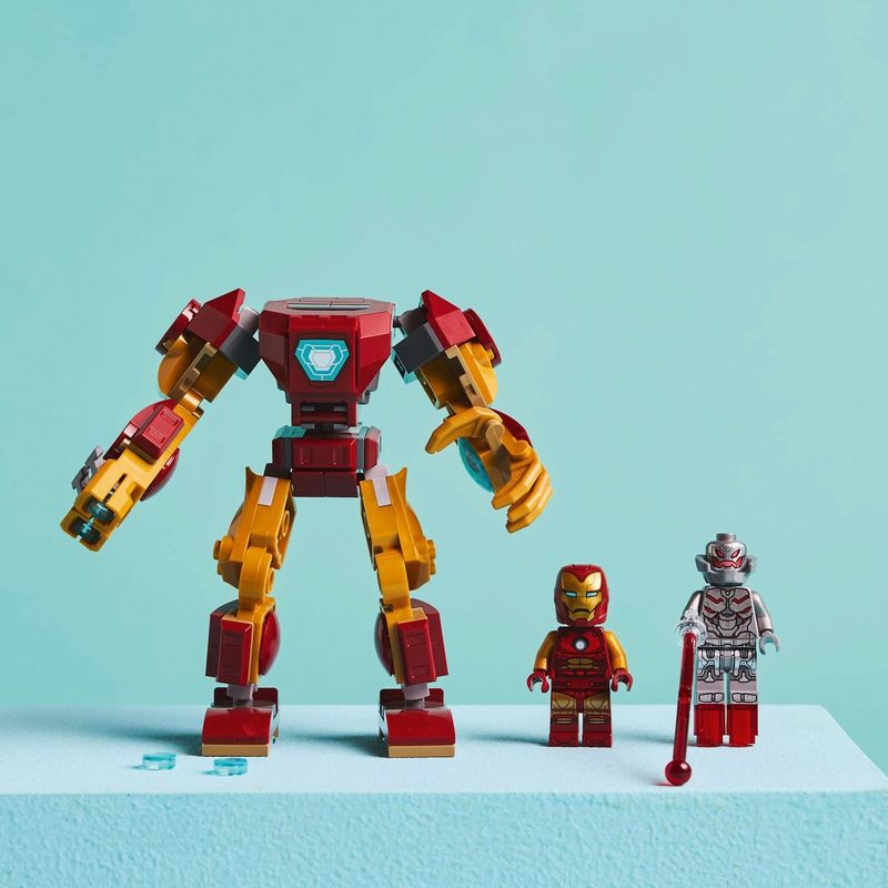 Jucarii, Copii si Bebe - Jucarii si jocuri - Seturi de constructie si cuburi - Seturi de constructie - Lego super heroes robotul iron man vs. ultron 76307 - Infinity.ro