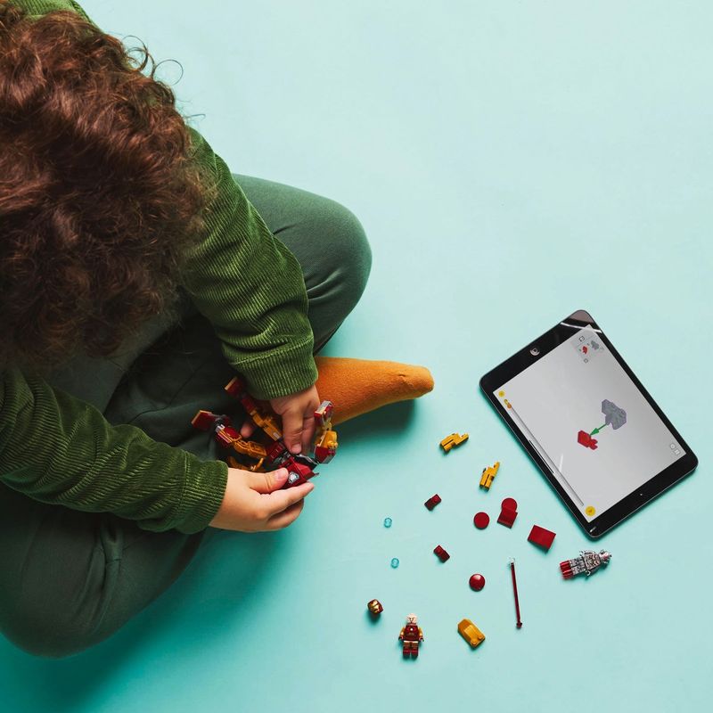 Jucarii, Copii si Bebe - Jucarii si jocuri - Seturi de constructie si cuburi - Seturi de constructie - Lego super heroes robotul iron man vs. ultron 76307 - Infinity.ro